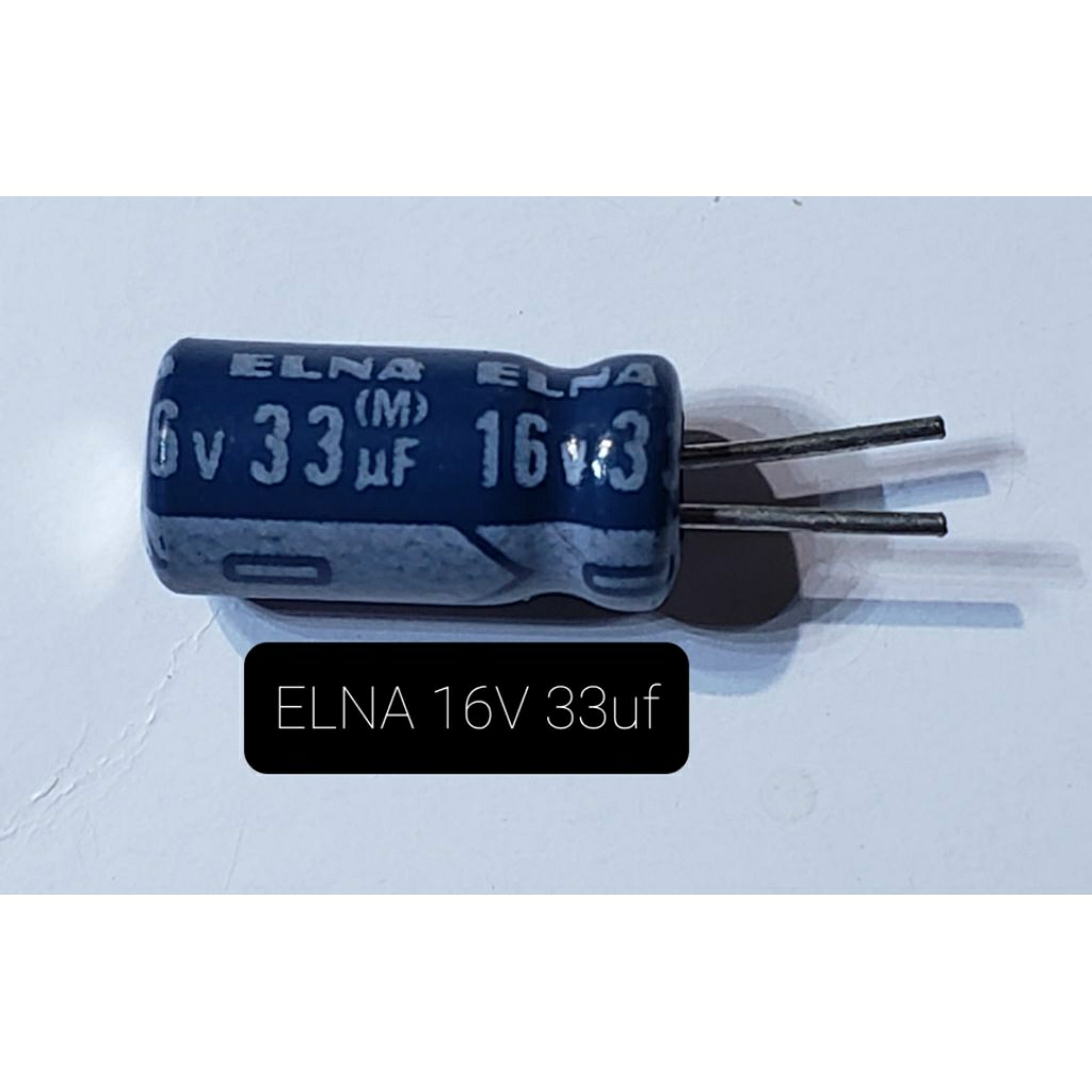ELCO CAPACITOR ELNA 16V 33uf