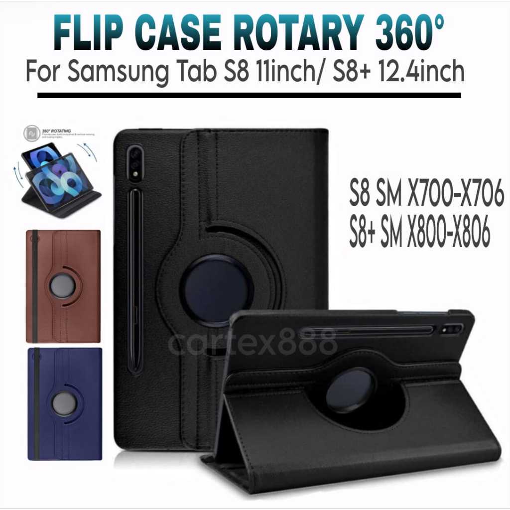 Case Rotary samsung tab s8 s8+ / case samsung tab s8 / case samsung tab s8+ /casing samsung tab s8 /
