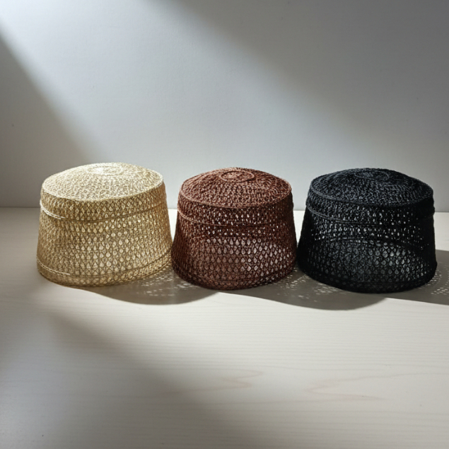 Peci Rotan Kalimantan / Songkok Akar Rotan / Peci Rotan / Kopiah / Songkok / Peci Akar Jangang