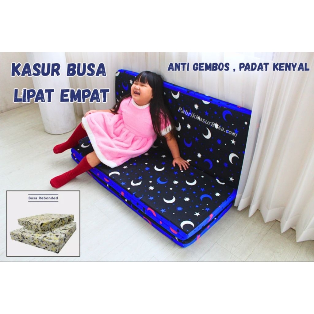 INOAC Kasur Lipat Busa D 55 REBOUNDED / Density 55  Rebonded Orthopedic TEBAL 4.5 CM / 5 cm