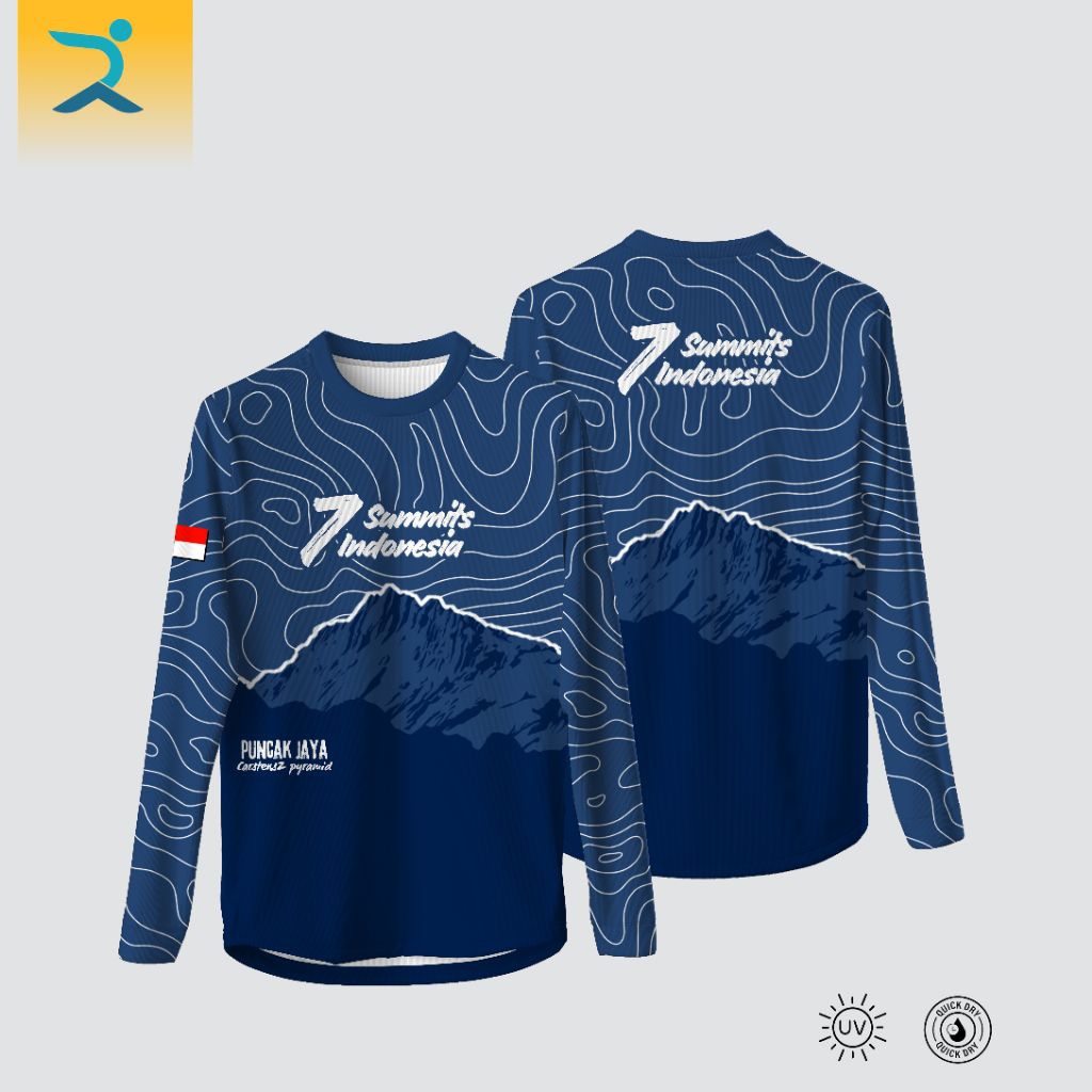 seven summits indonesia baselayer pendaki baselayer gunung