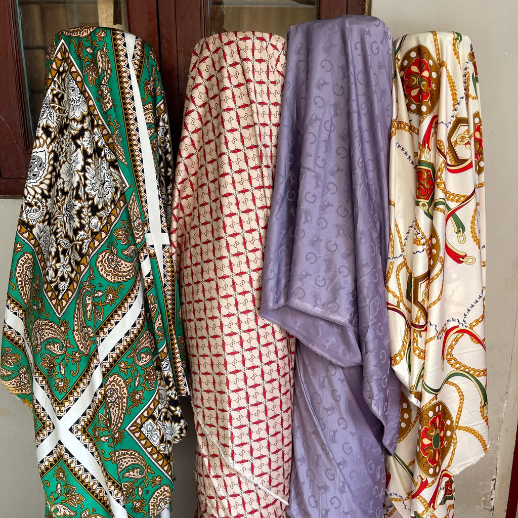 Kain Satin Sutra - Kain BABY SILK / Kain Silk sutra / Kain Armani Silk / bahan gamis tunik blouse dl