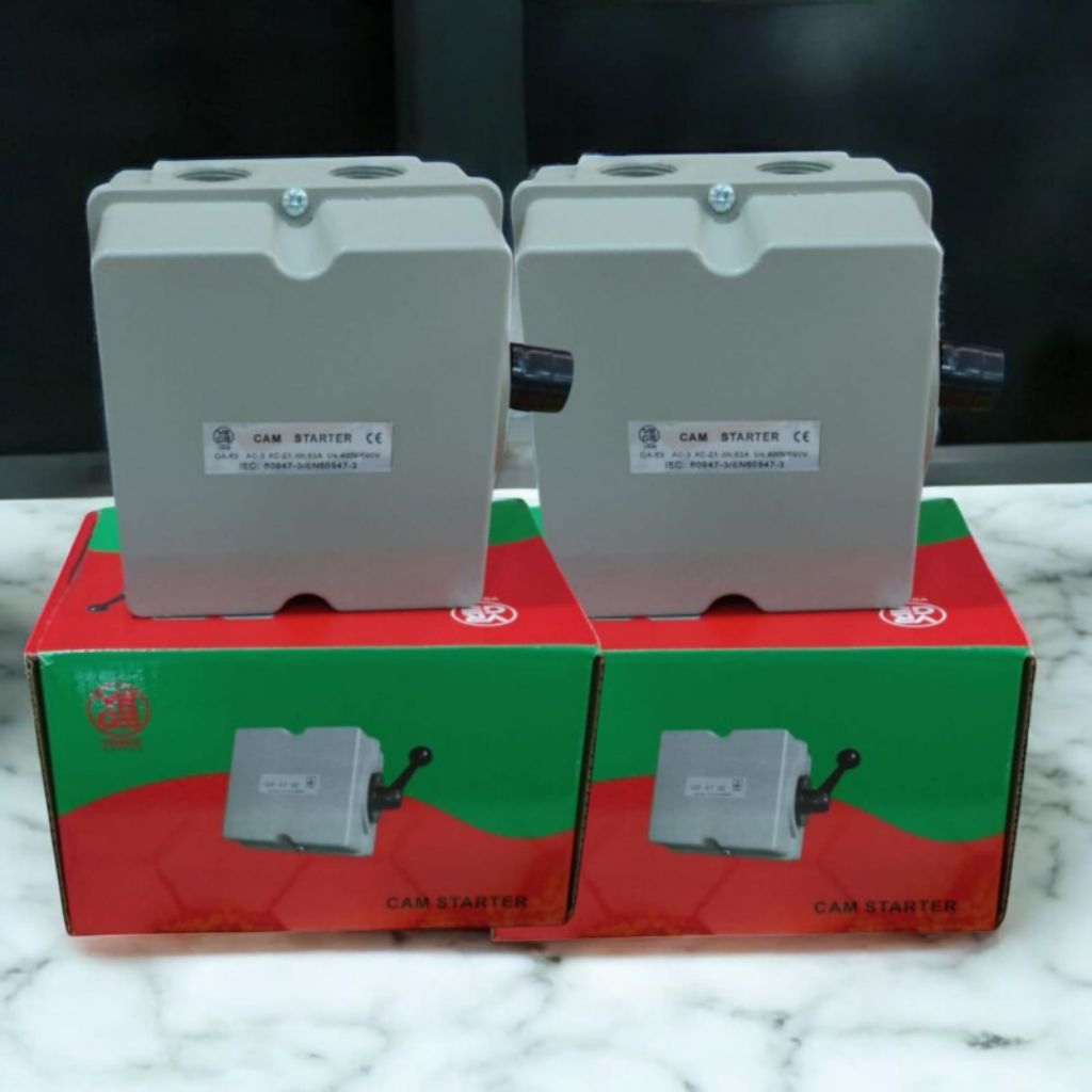 Cam Switch / Cam starter / Ohm saklar / handle Genset PLN GA-63 3P 63A I-O on off VORGE Garansi 1 Ta