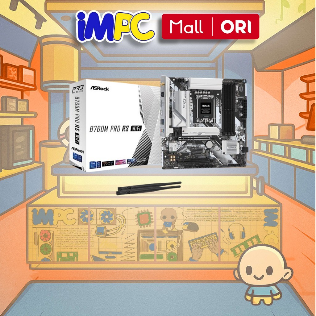 ASROCK B760M PRO RS WIFI DDR5 (Intel LGA 1700, DDR5, B760)