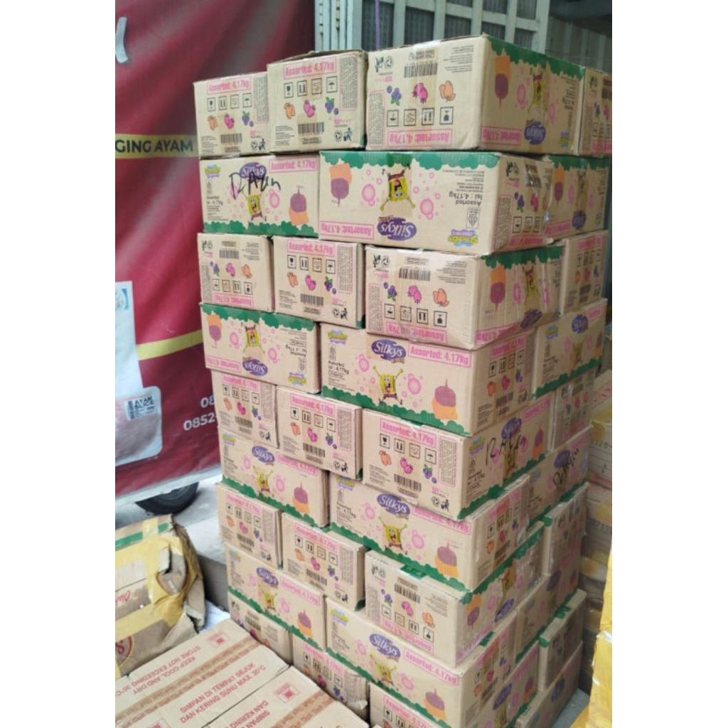 Silky Puding kemasan 1 dus isi 4kg