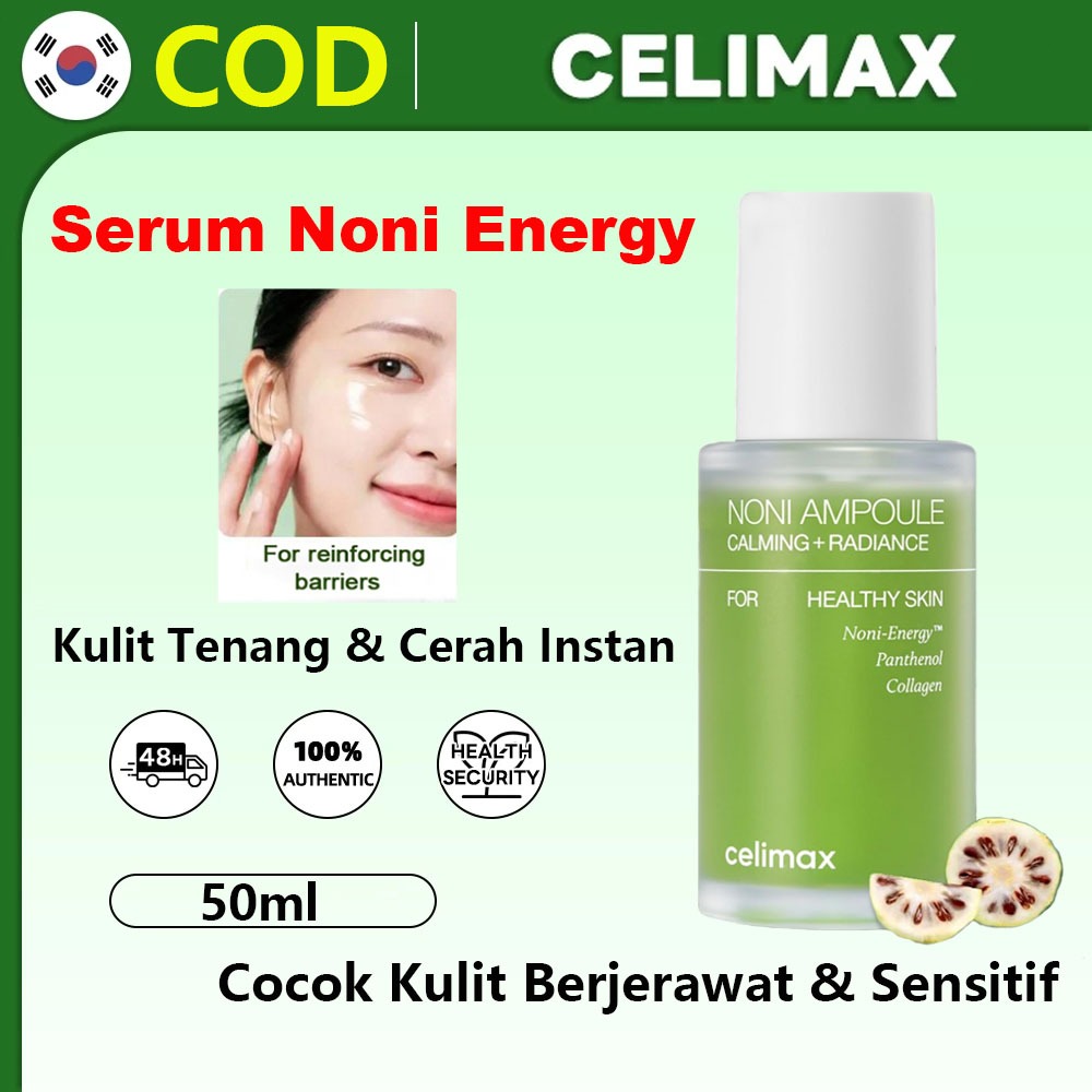 Celimax The Real Noni Energy Ampoule Calming + Radiance 50ML V2 Face Toner