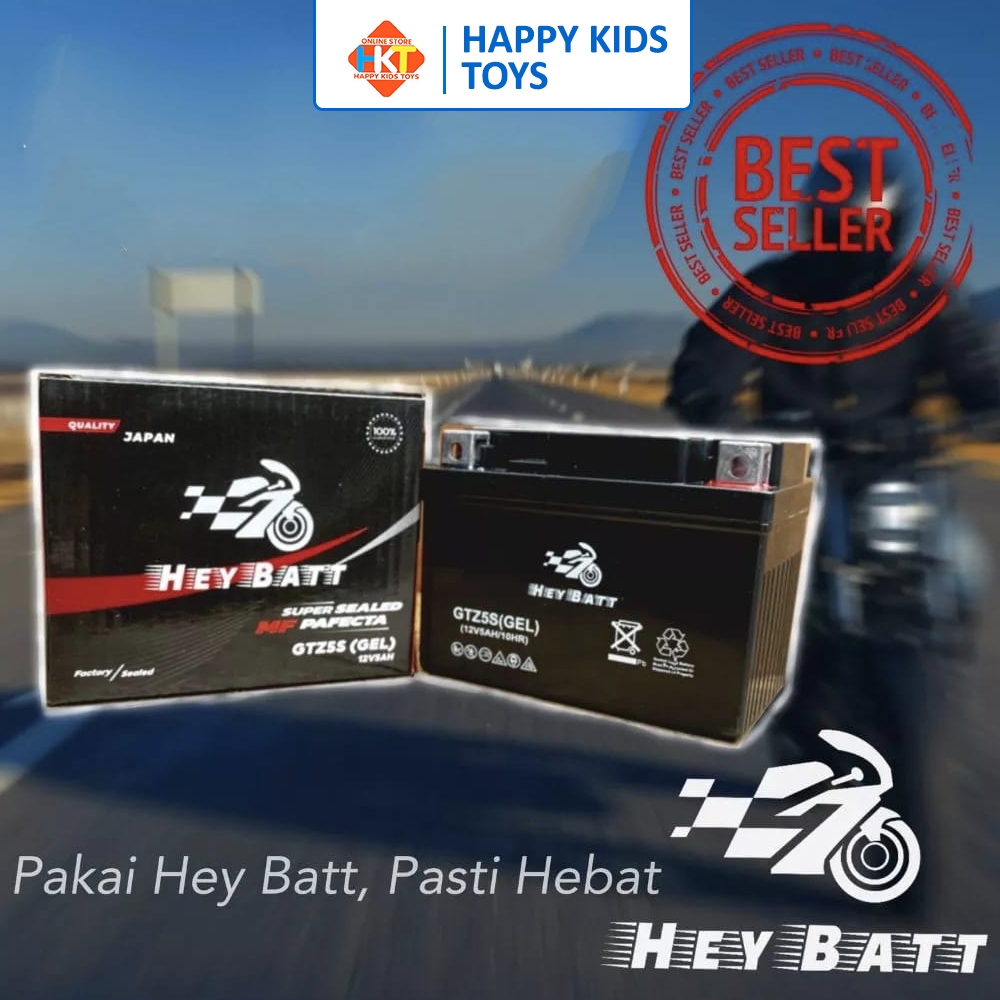 Aki Kering Aki Maxstrom Aki Gel Aki motor honda beat Heybatt GTZ-5S GEL