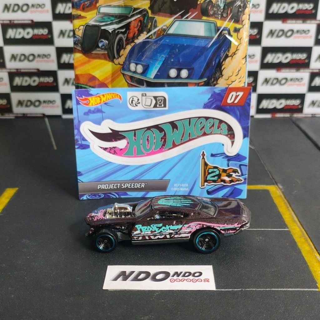 Hot Wheels Project Speeder Dark Purple New Loose - 2025 Mystery Models