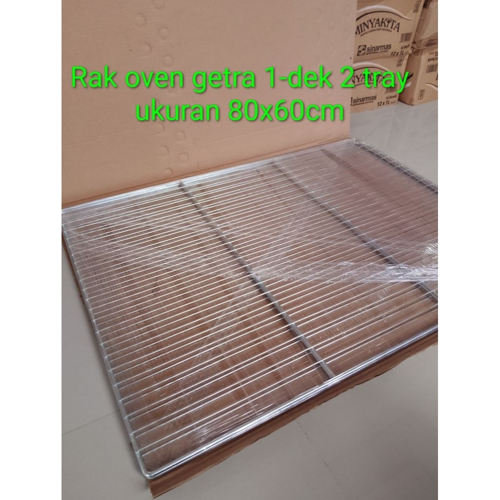 Tray /RAK  jaring oven getra 1deck 2tray diameter 80x60 & 84x60