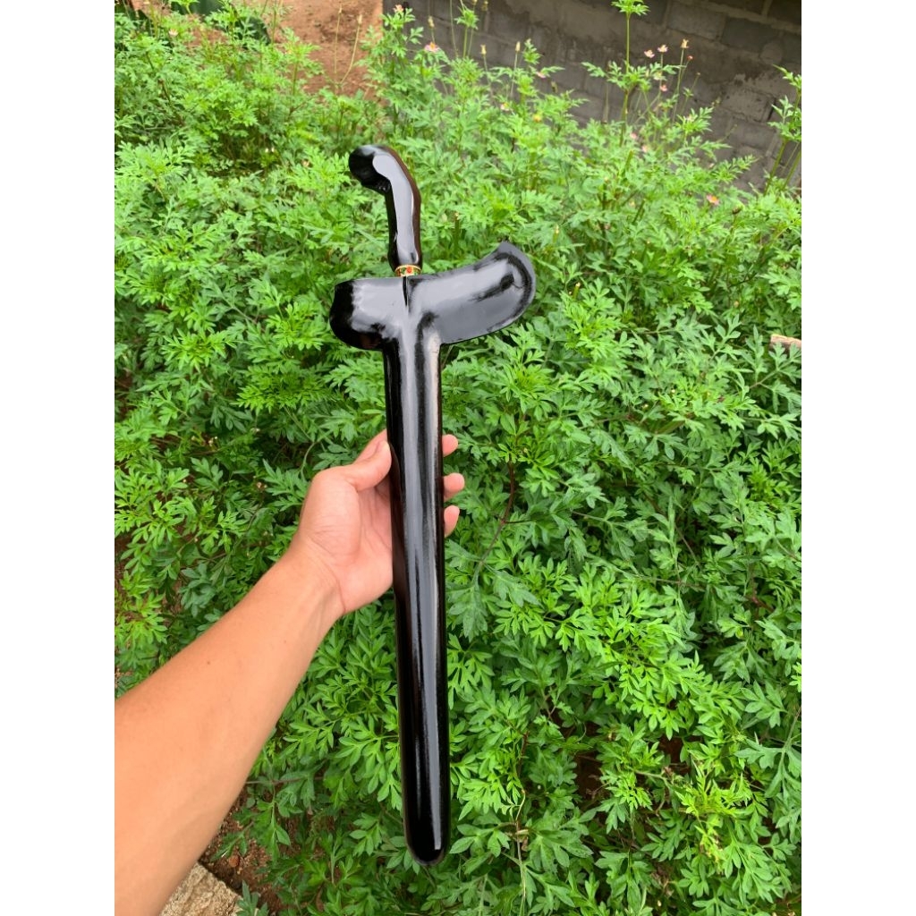 warangka keris gayaman solo kayu mahoni/jati+mendak/cincin