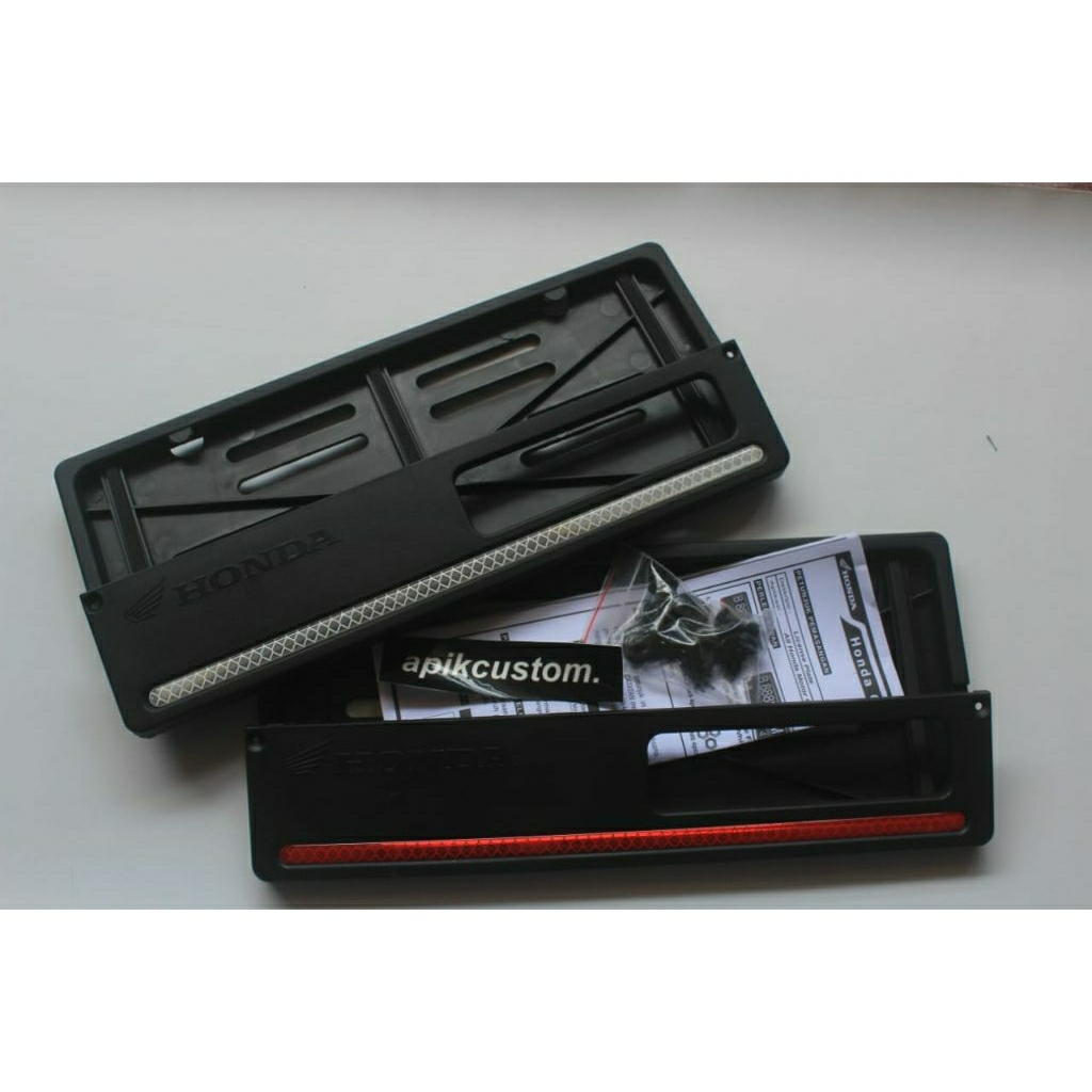 COVER PLAT NOMOR ORI HONDA / BINGKAI PLAT NOMOR ORI HONDA