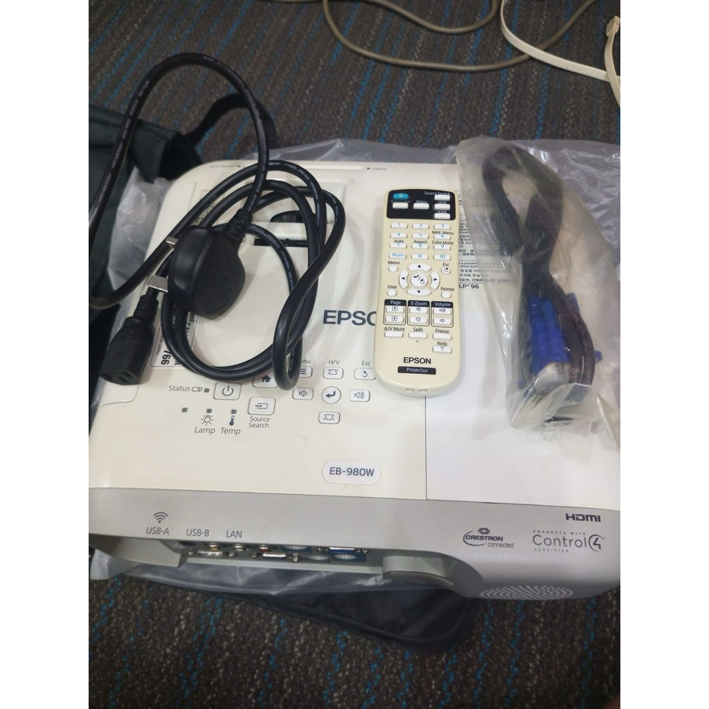 Epson EB-980W Original – Lengkap & Siap Pakai