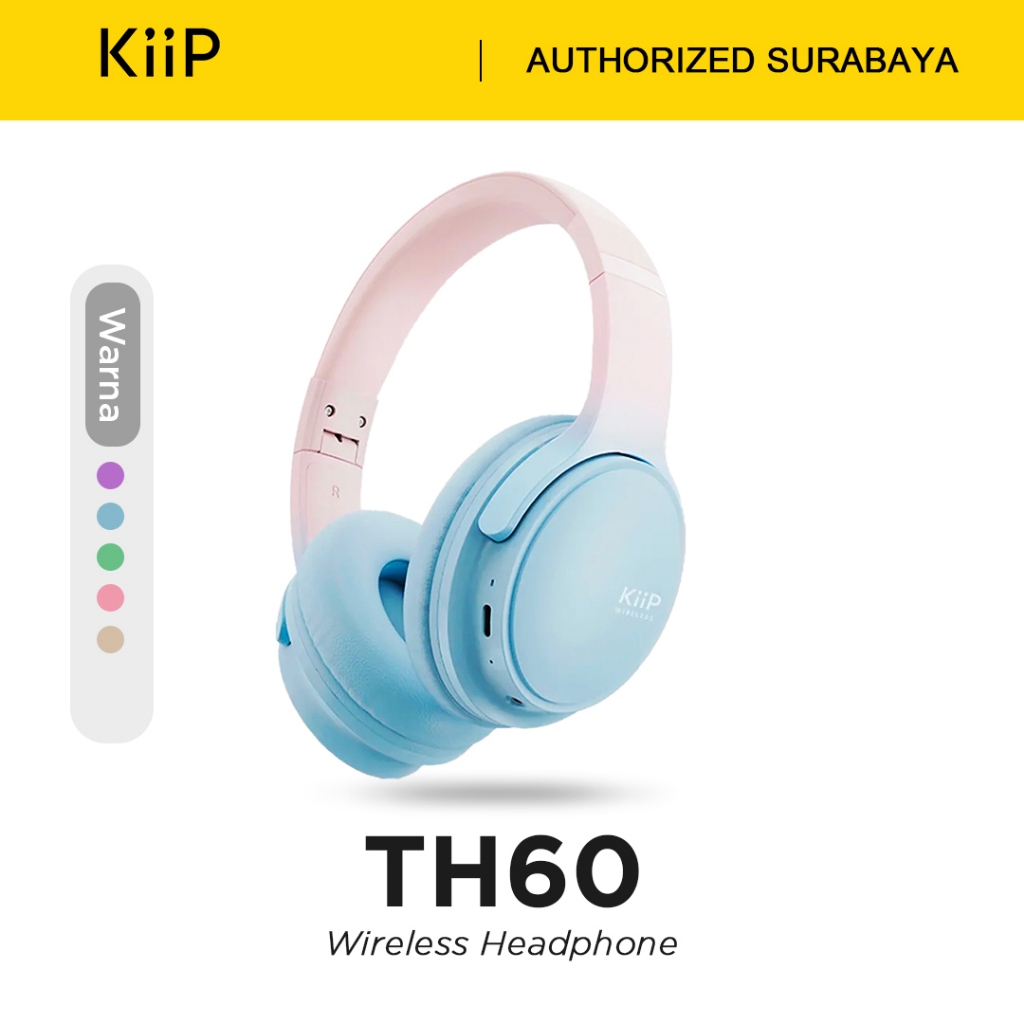 KiiP - Headphone - TH60 Headphone Bluetooth Wireless Headset