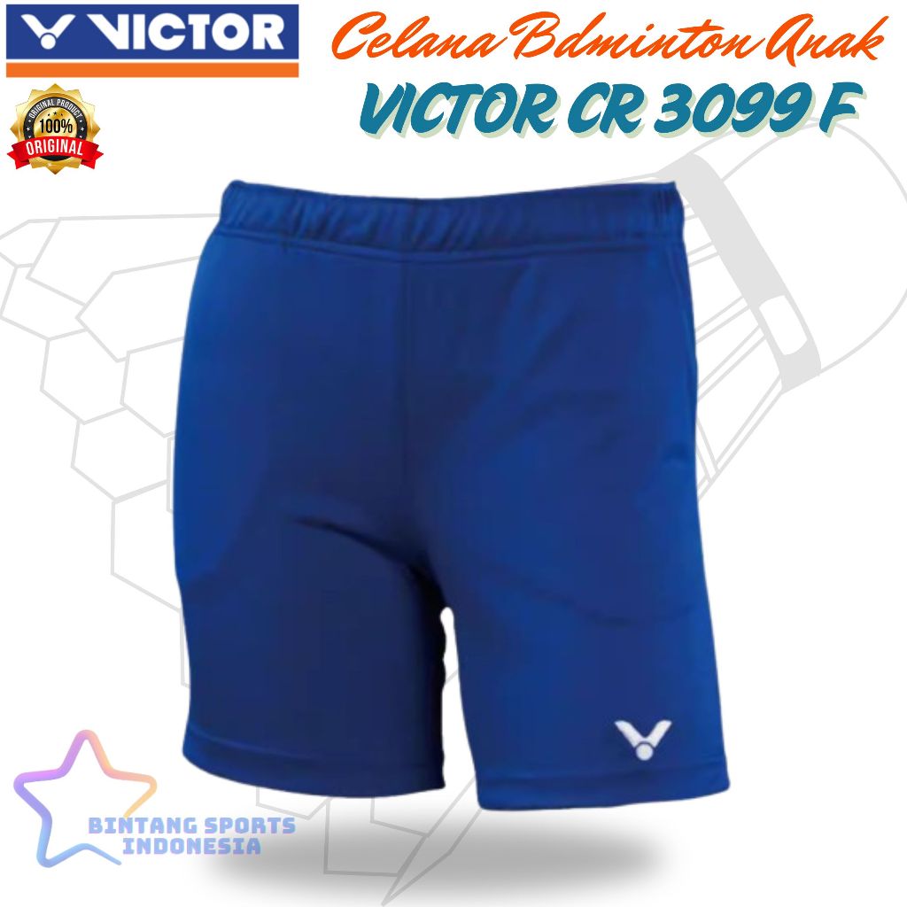 Celana Badminton Anak Victor CR 3099 F / Celana Bulutangkis Junior CR3099F ORIGINAL