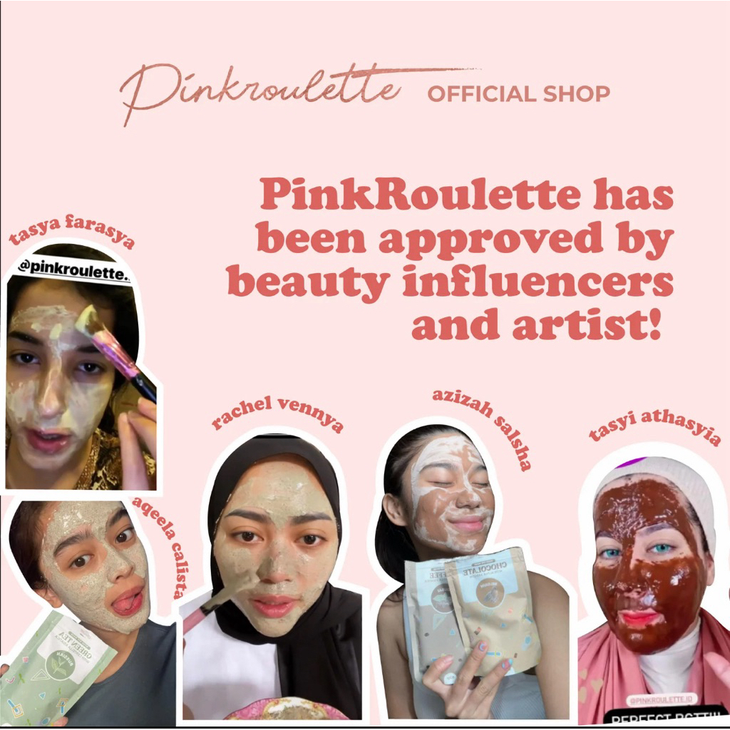 Masker Organic Pinkroulette 60gr