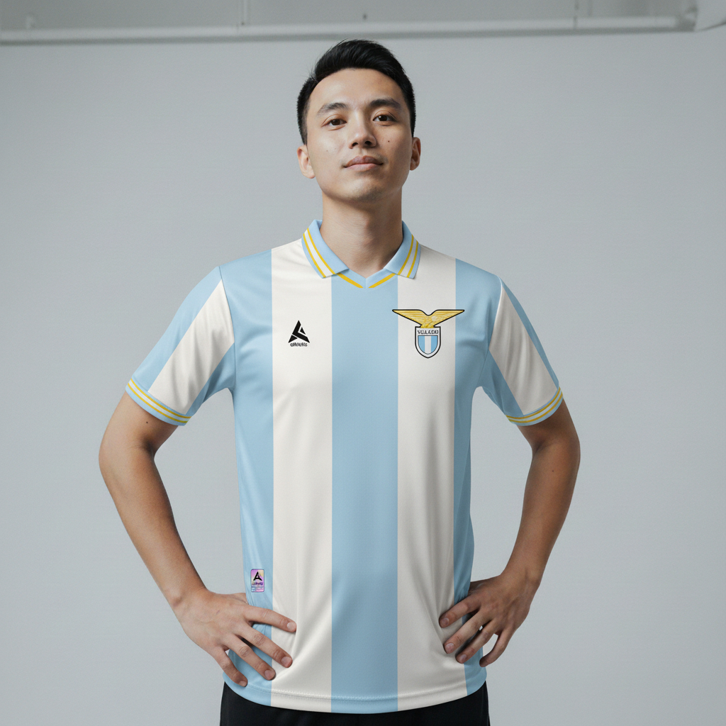 ATHLETIC SPORTWEAR - Jersey Bola Fantasy Lazio 1999-2000 Fullprinting Casual - Atasan