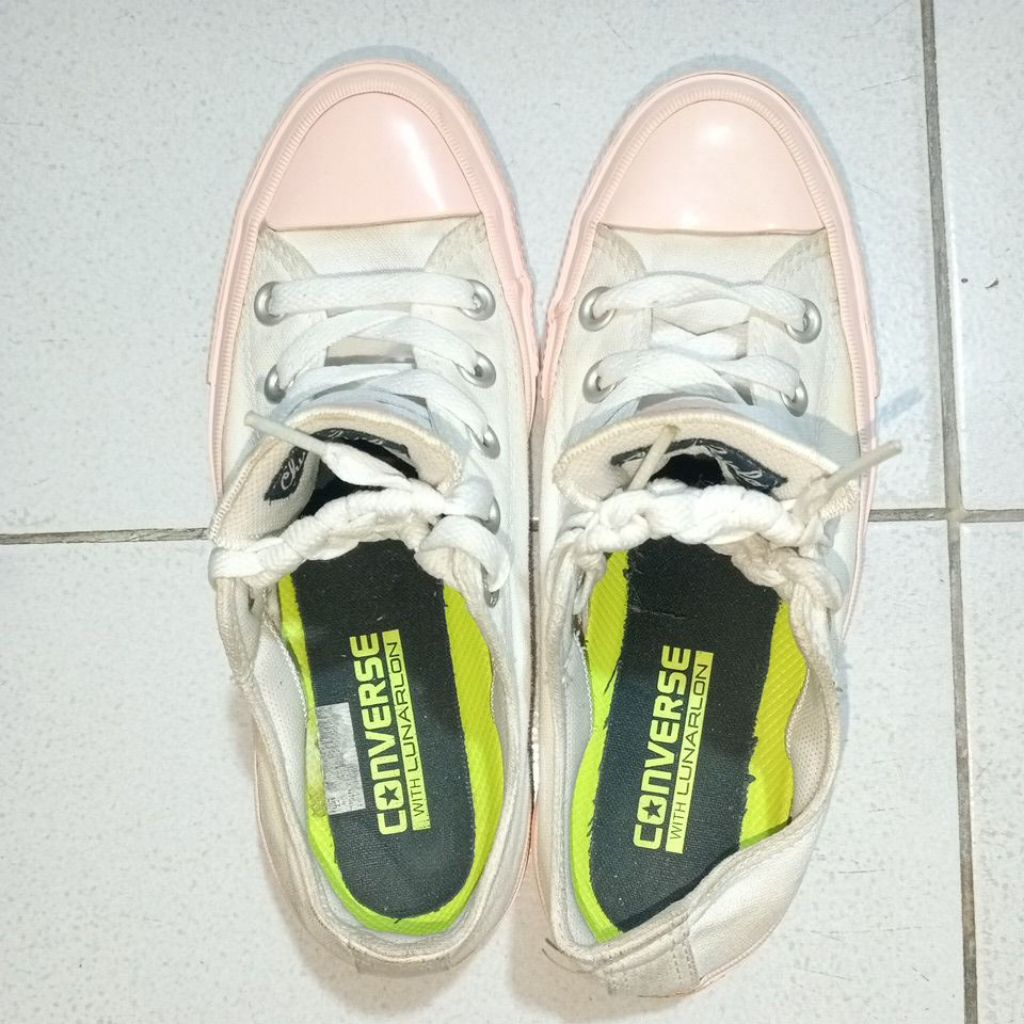 SEPATU SNEAKER CONVERSE PUTIH ORIGINAL 37