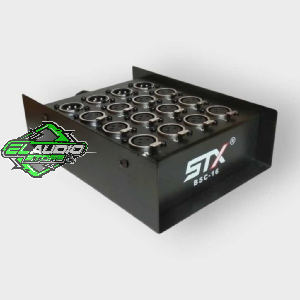 BOX Snake 16 Channel + Connector BSC 16 Merk STX / Box Kabel Snake STX BSC16