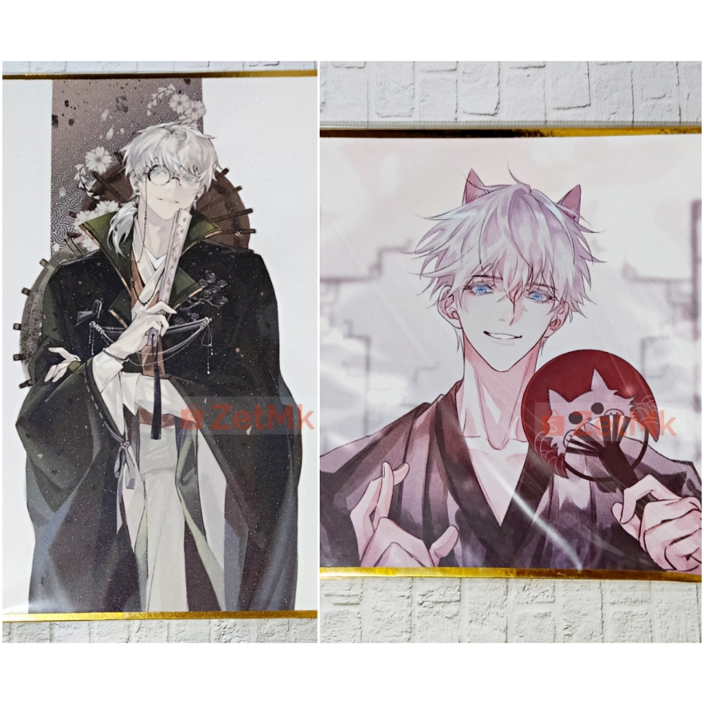 [Set of 2] Fanmerch Jujutsu Kaisen JJK Satoru Gojo Shikishi