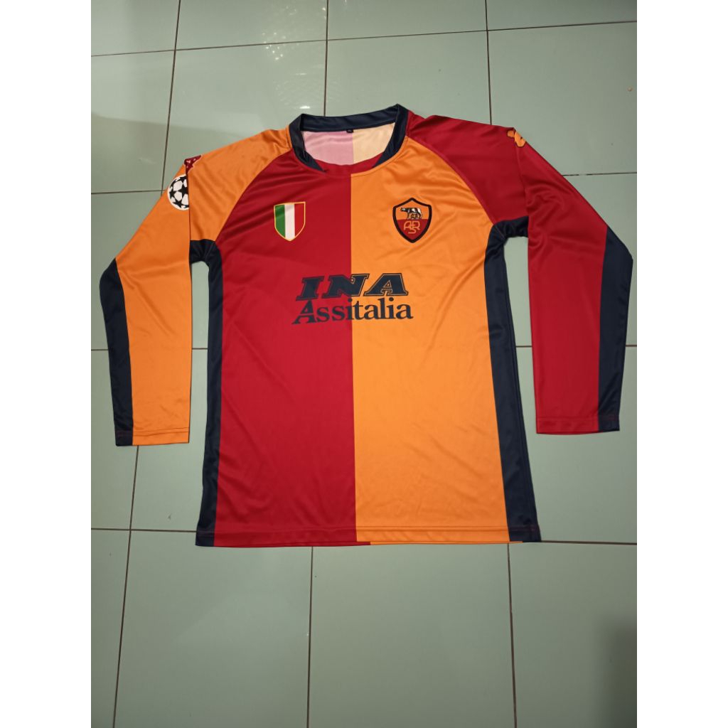 Jersey As roma UcL 2001/02 kw lokal