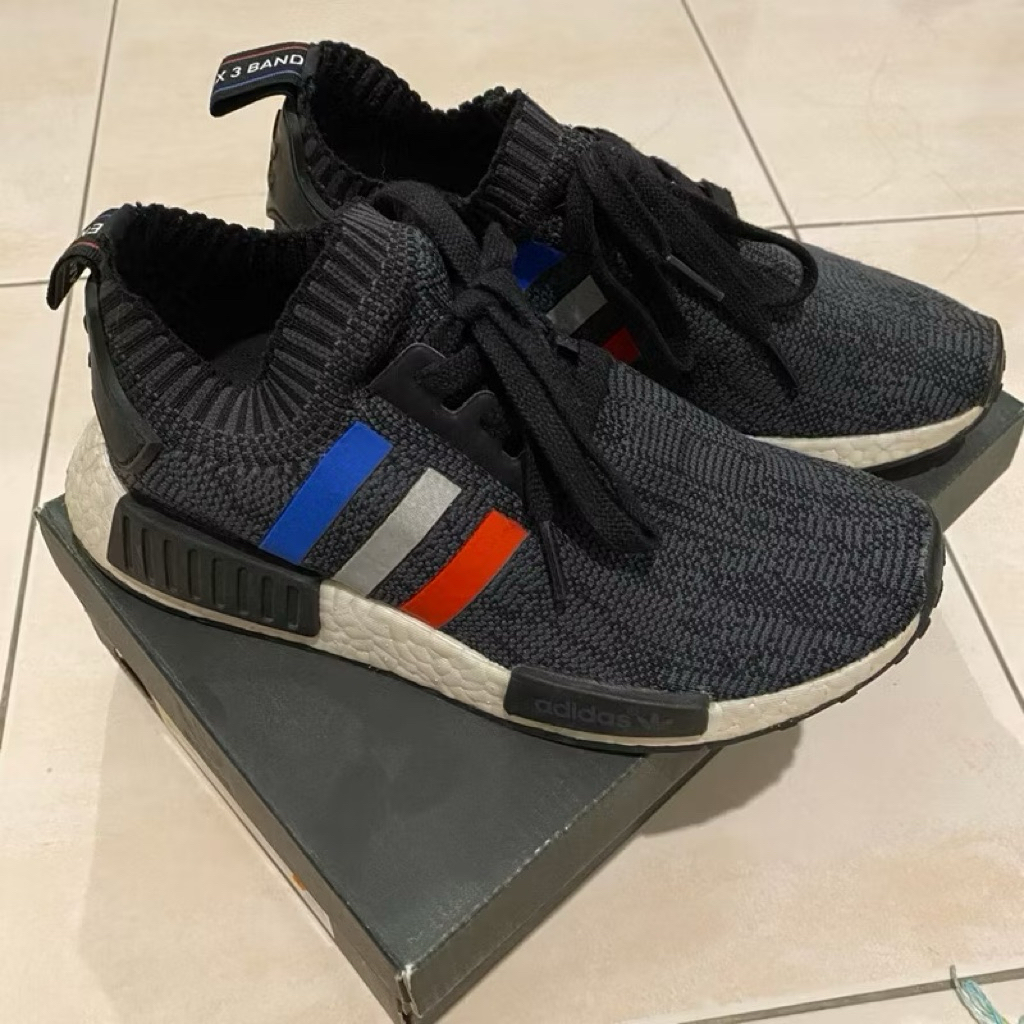 Preloved Adidas NMD R1 PK Tricolor | sepatu sneakers unisex cowok cewek shoes