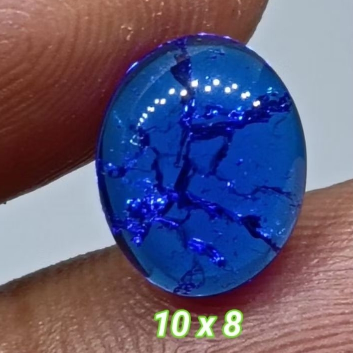 Batu Akik Biru King Safir , Pecah Seribu 10 x 8