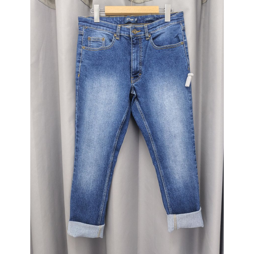 3Second Celana Jeans Panjang Pria Slim Fit 080325 Original