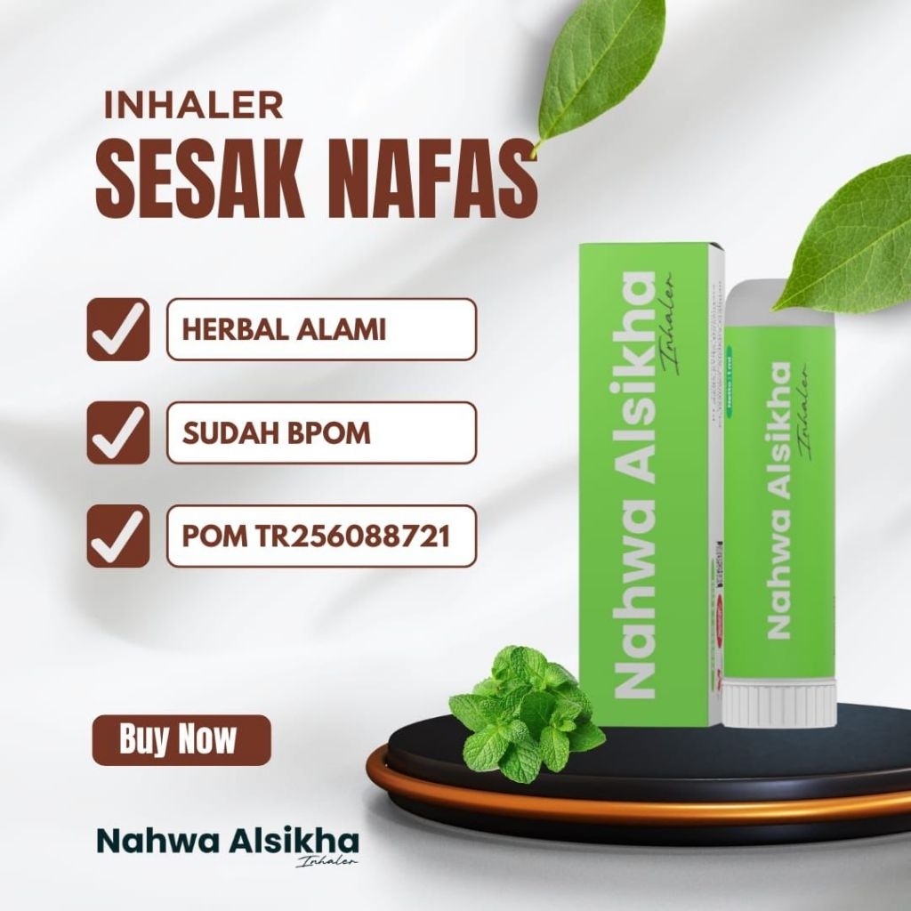 Nahwa Alsikha Inhaler Asma Sesak Nafas Herbal Obat Nafas Radang Tenggorokan Saluran Pernapasan Alami