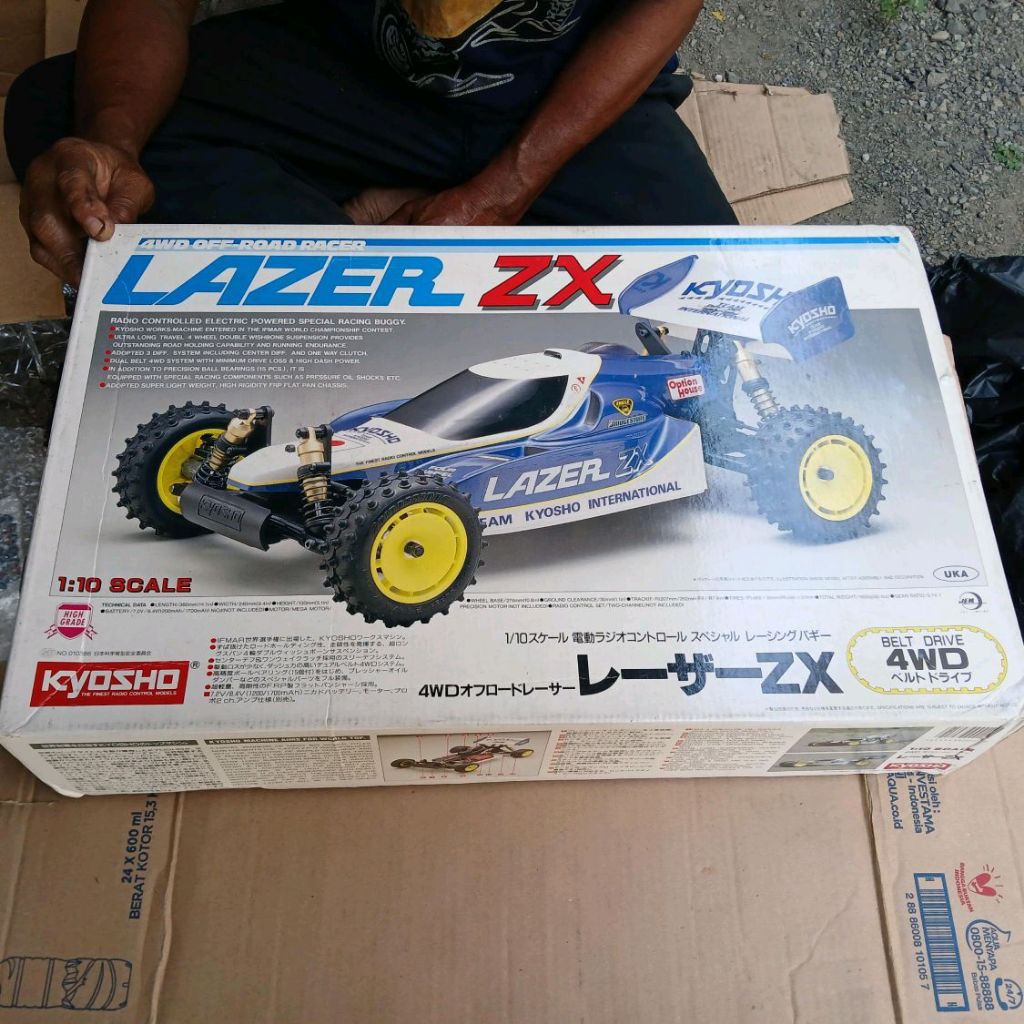 RC KYOSHO LAZER ZX (Original Tahun 1989)