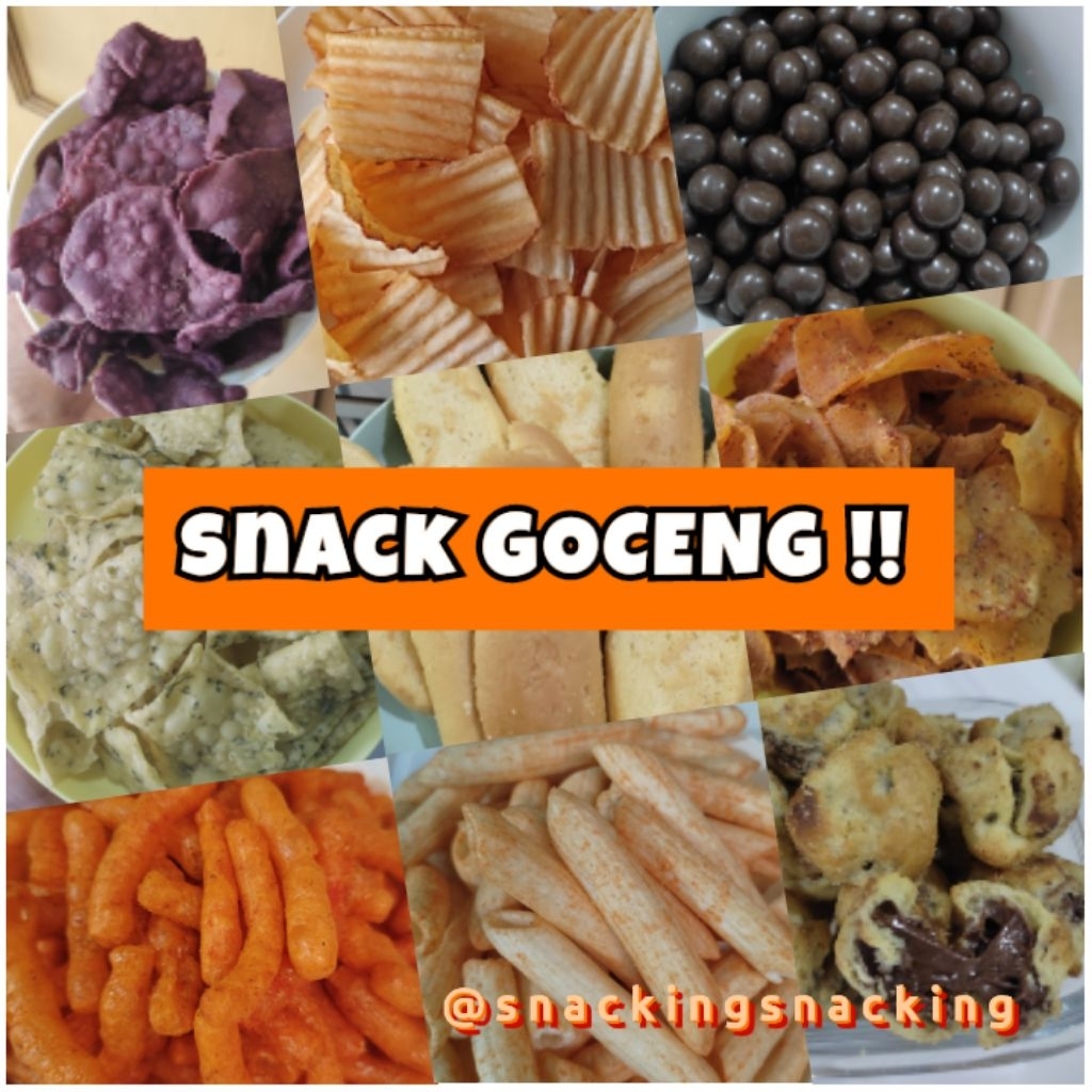 snacKing - snack goceng, serba 5.000, snack viral, snack enak