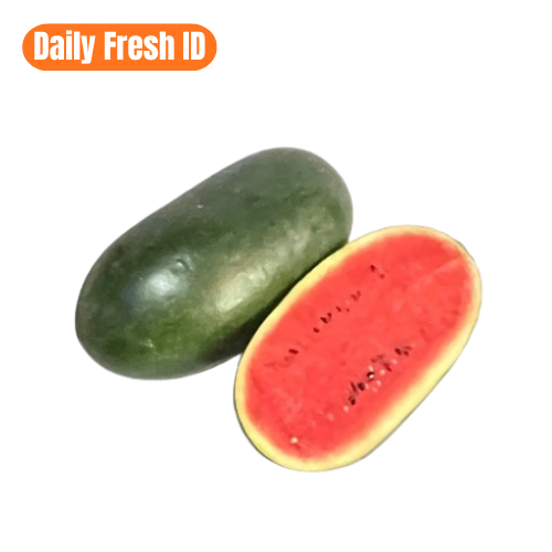 BUAH SEMANGKA INUL MERAH BERBIJI SEGAR HARGA PER BUAH