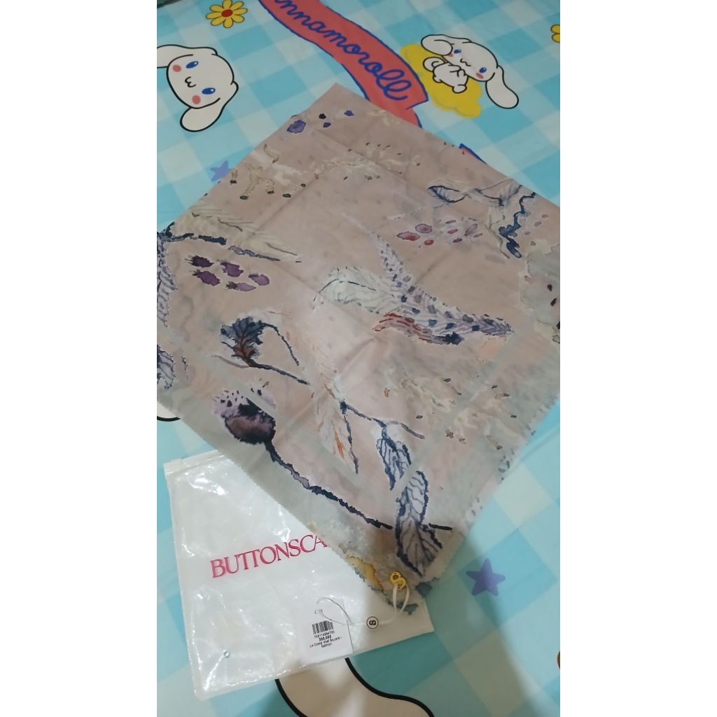 Buttonscarves Le Costa As is whs salmon dusty