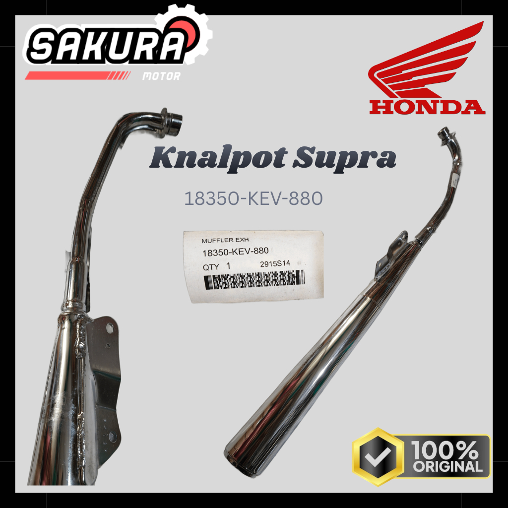 Knalpot ( Muffler Exhaust ) 18350KEV880 Supra Original Honda