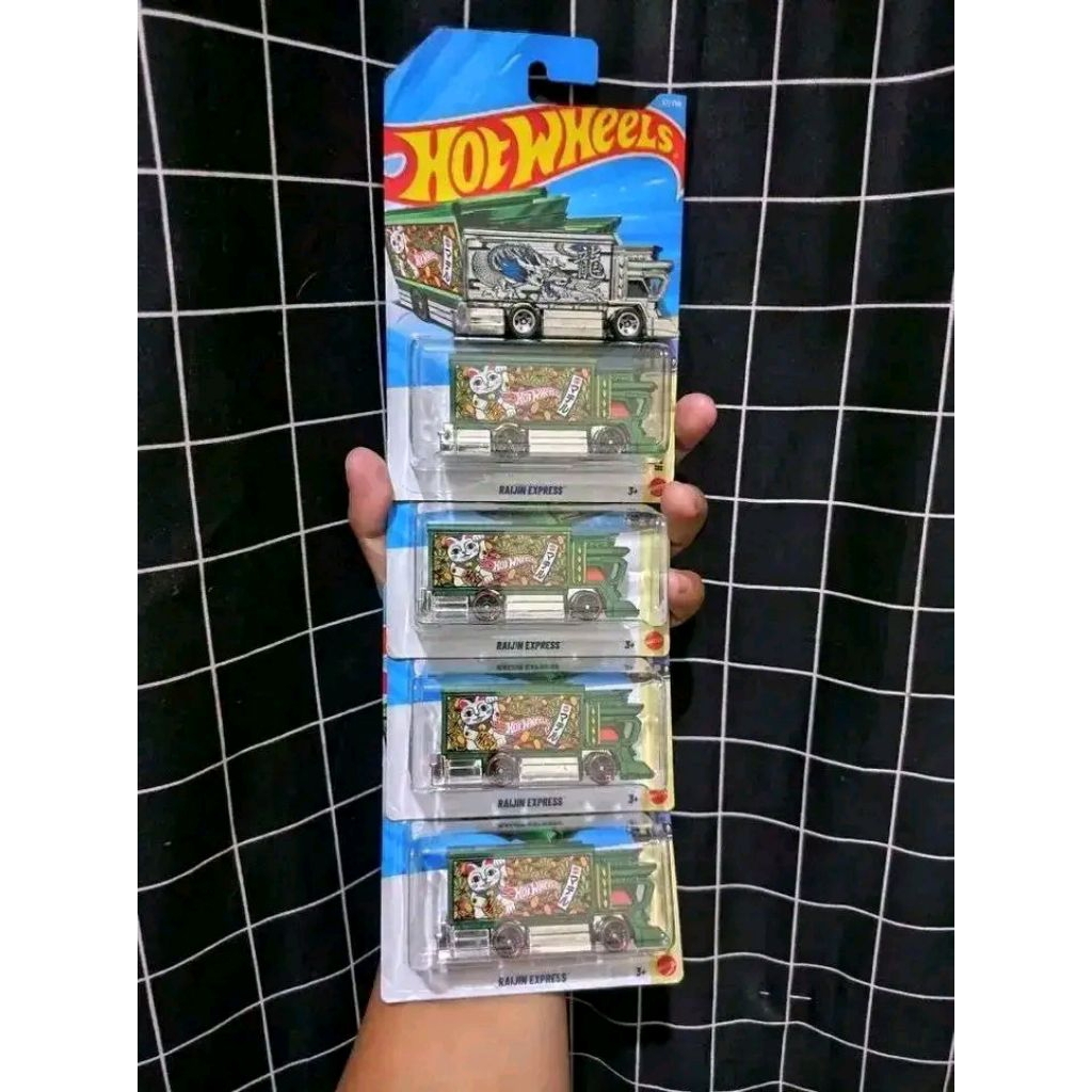 HOT WHEELS RAIJIN EXPRESS LOT 2026 PAKET 4PCS