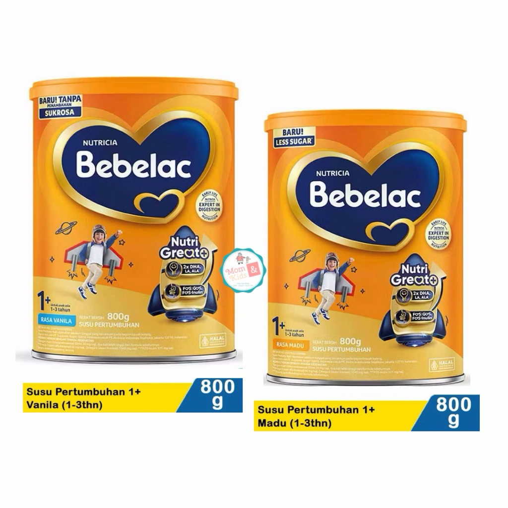 BEBELAC 3 1 + VANILA MADU 800GR | BEBELAC TAHAP 3 1+ (1-3 TAHUN) 800 GR