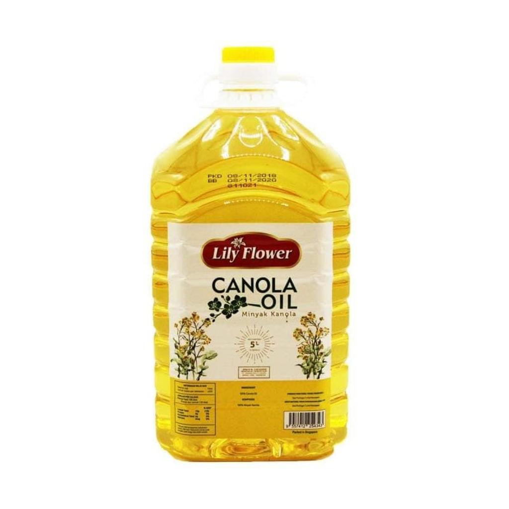 lily flower Canola oil 5 liter