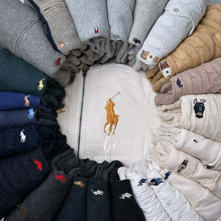 BETTERCROP VOL. 62 - PRL SHIRT / KEMEJA | PRL CABLE CARDIGAN KNITWEAR | PRL JACKET | PRL HALFZIP