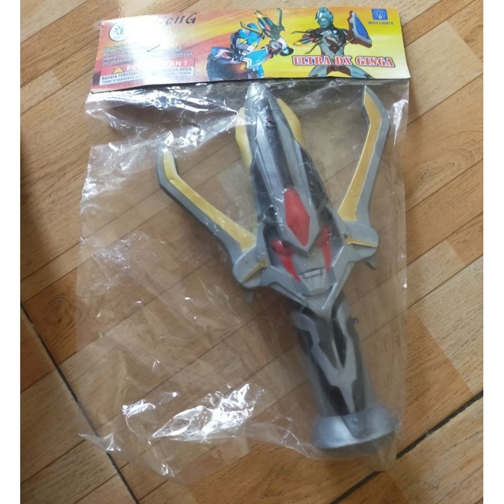 Mainan anak alat berubah Ultraman ginga spark bisa nyala lampu dan suara keren murah harga satuan pe