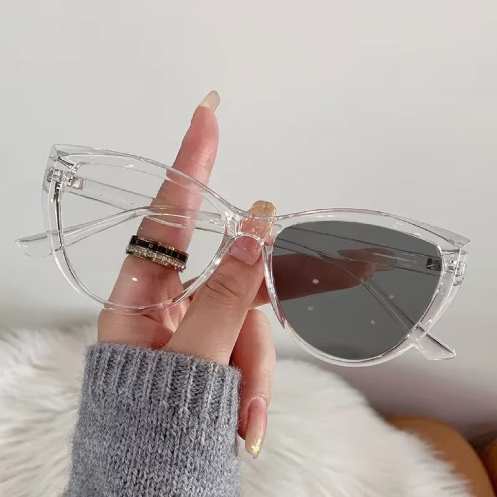 6Kacamata wanita Cat eye Fotocromik