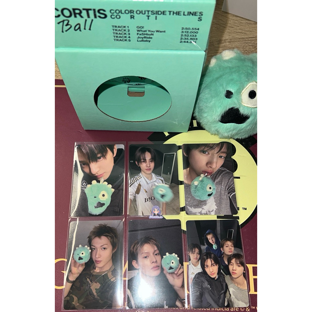 CORTIS BALL PHOTOCARD CORTIS COLOR OUTSIDE THE LINES