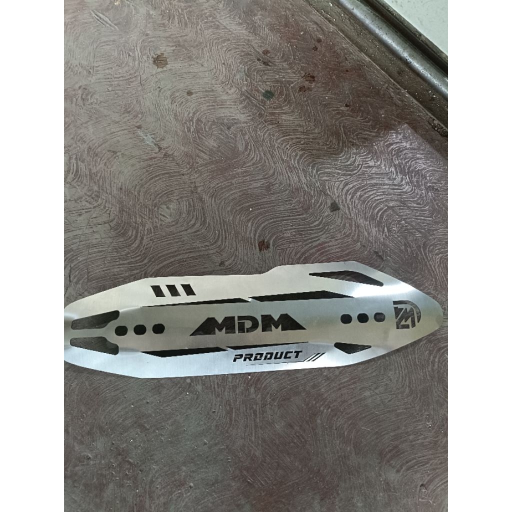 Tameng  Cover Knalpot Stainless MDM untuk knalpot standar Racing Vario new, Vario old, PCX , Nmax, A