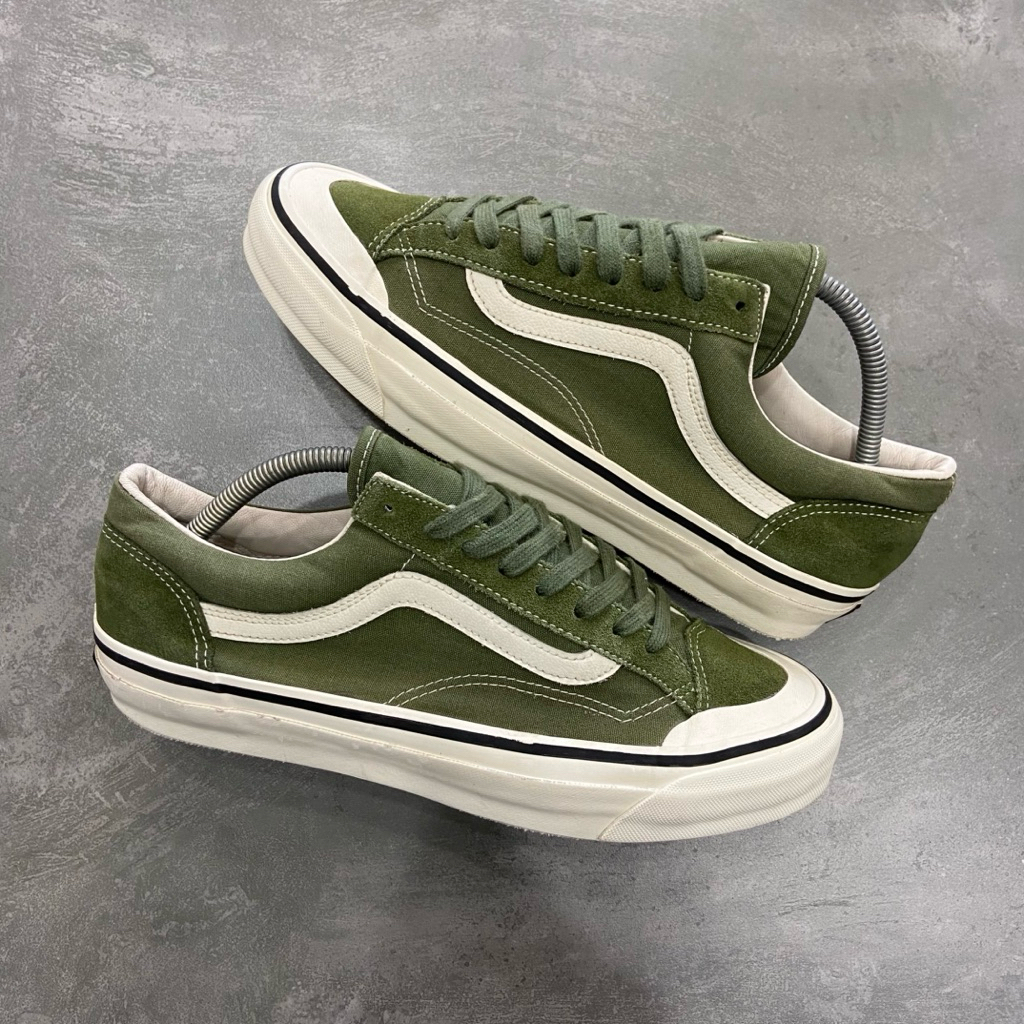 [Size 42.5] Rare Vans Style 136 Decon Skate VR3 SF Salt Wash Chive Second Original. Harga Barunya 1.