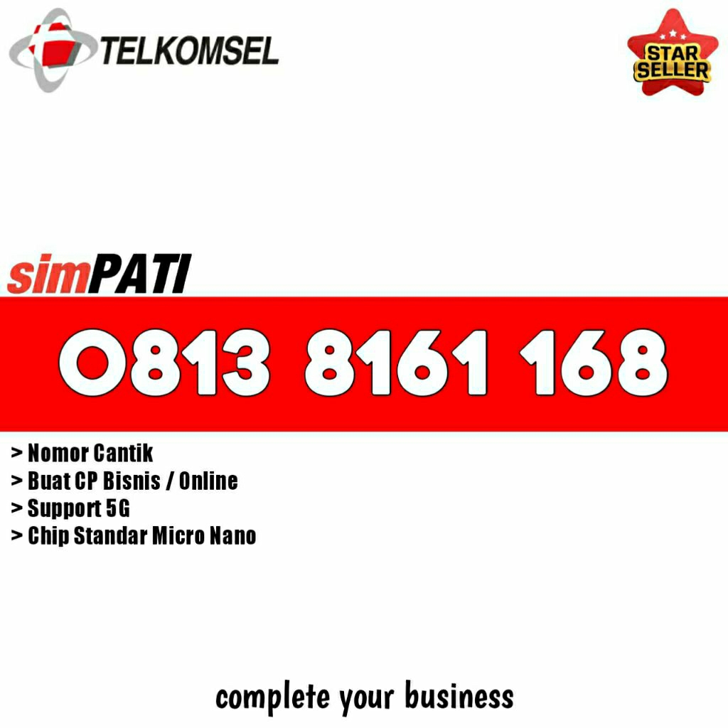 NOMOR CANTIK SIMPATI 168 - NOMER CANTK SIMPATI 11 DIGIT O813 8161 168