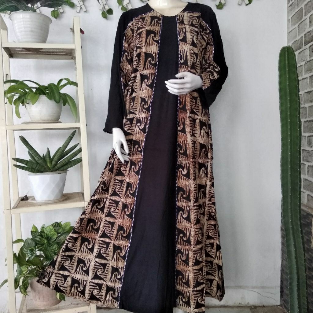 DASTER HUZA ORI (Ld104,Pb136) Longdress Kamila Intan Sogan Adem Nyaman