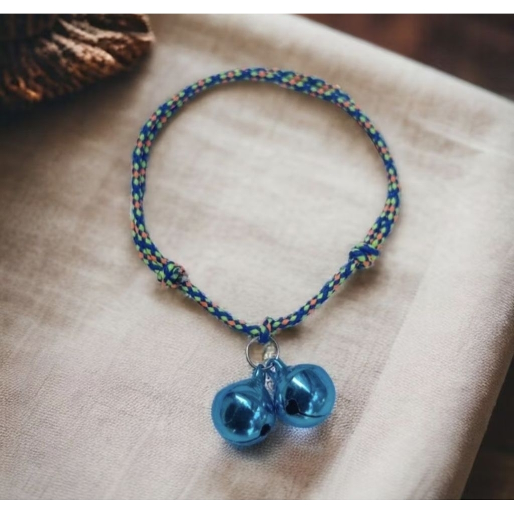 Kalung kucing lonceng kecil double / kalung kucing lonceng kecil dua biji