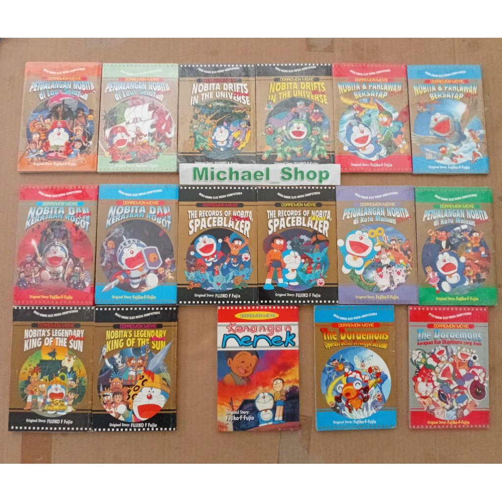 SET MIX SEGEL 17 Komik berWarna Doraemon Movie Nobita Petualangan FIRST LAST LENGKAP TAMAT LANGKA