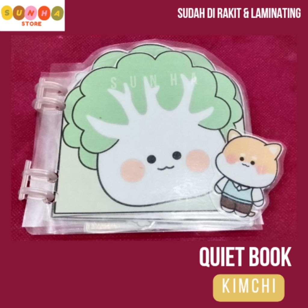 [62] Quiet book Kimchi / paper doll house kimchi / paper doll book kimchi