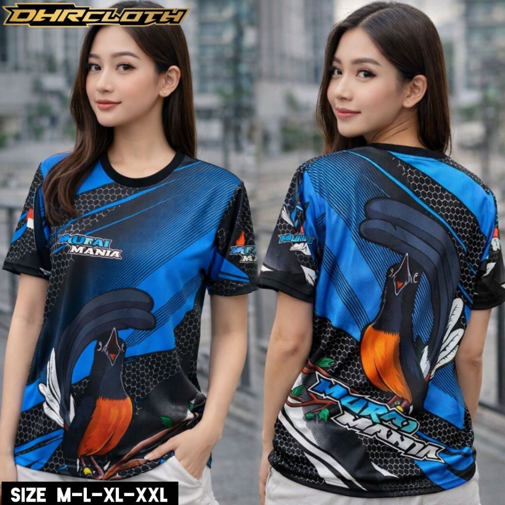 BAJU JERSEY MURAI MANIA BIRU/BAJU KICAU MURAI MANIA/BAJU KICAU MANIA MURAI/JERSEY MURAI MANIA FULL P