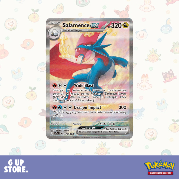Salamence ex (SAR) - sv9s Ikatan Takdir Pokemon Indonesia