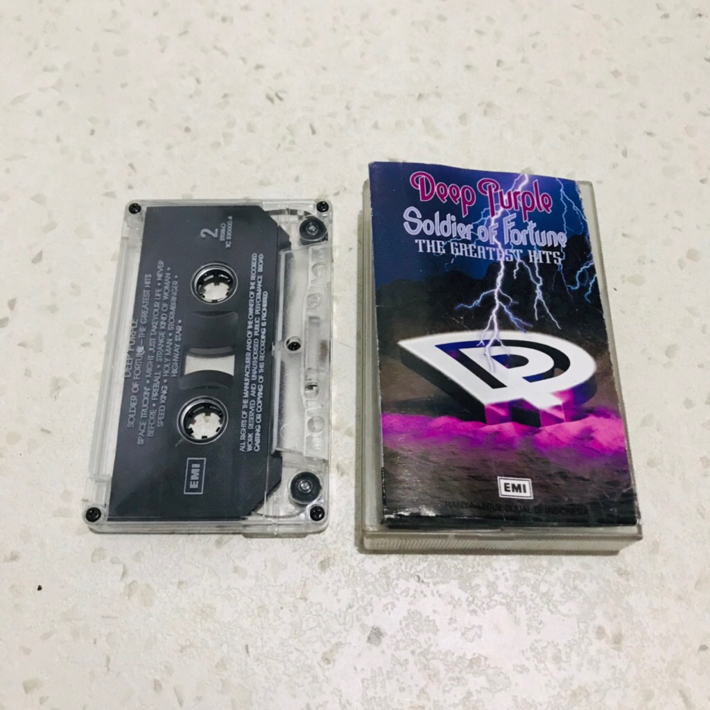 Kaset Pita DEEP PURPLE - Soldier of fortune - Kaset Pita Original